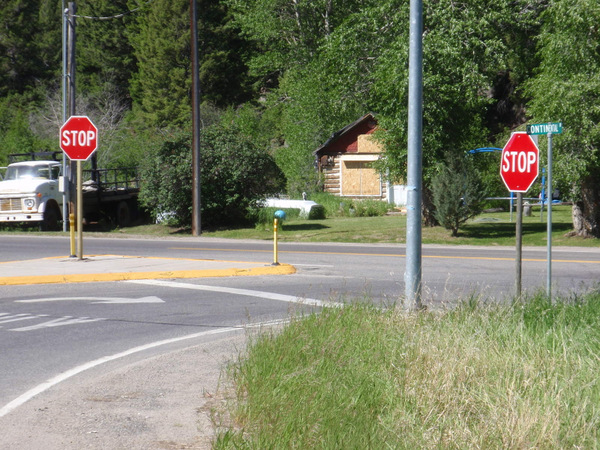 The end of Continental (south out of Butte, MT).